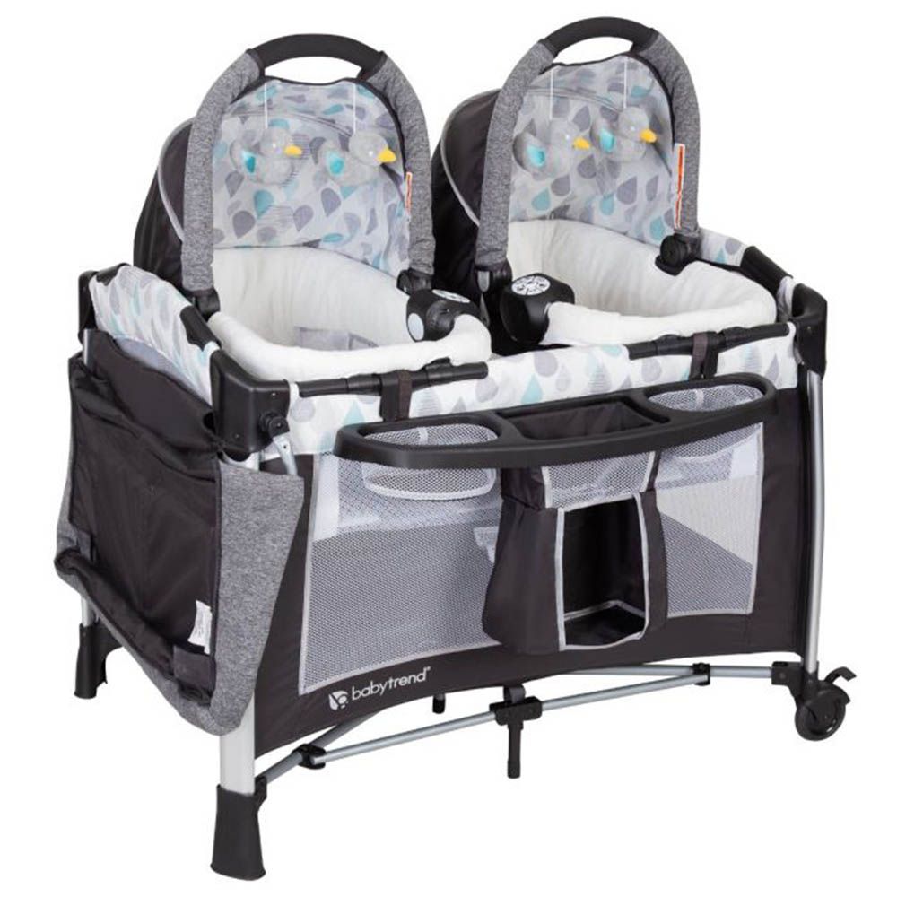 Pack and outlet play and bassinet